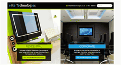 Desktop Screenshot of elitetechnologies.co.za